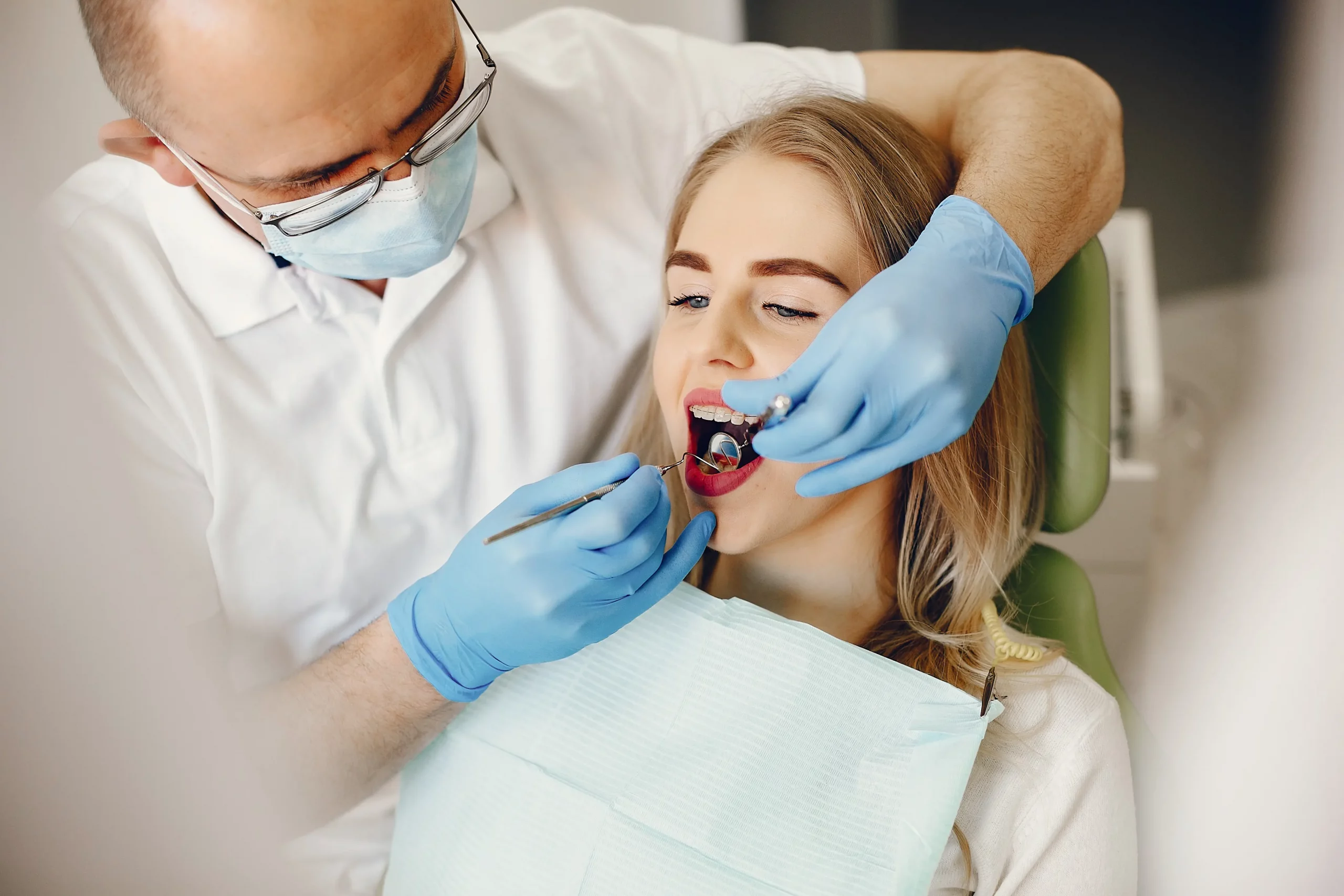 Professional teeth cleaning