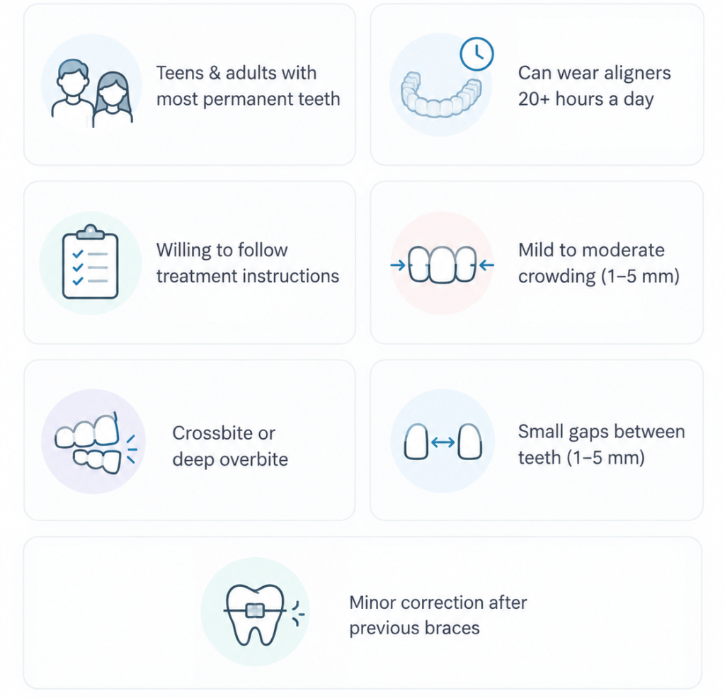 Good candidates for Invisalign